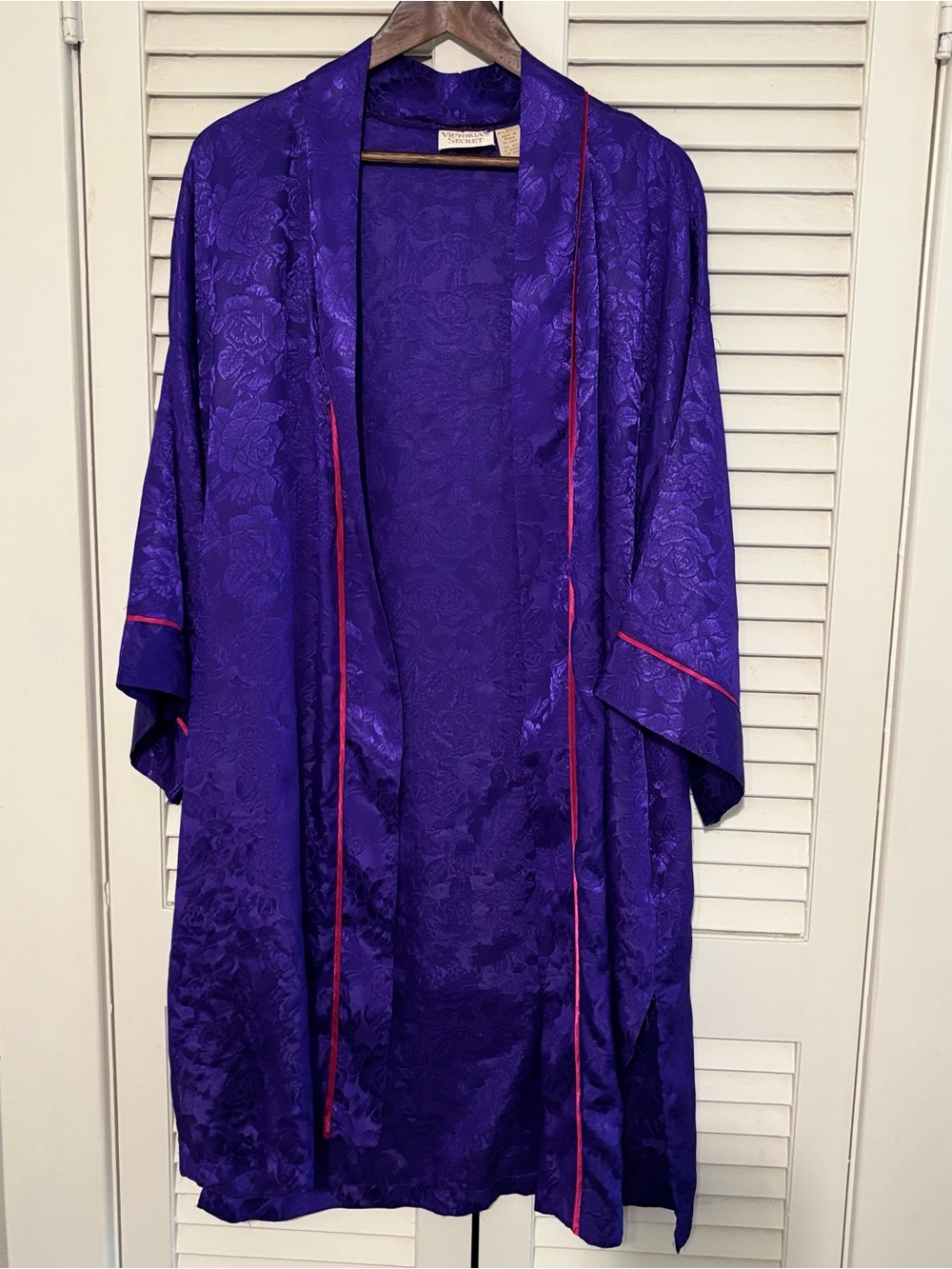 Victoria Secret Purple Robe with pink Trim
